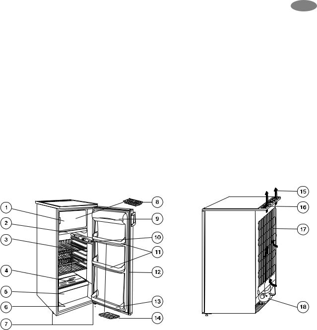 Zanussi ZCF242R User Manual