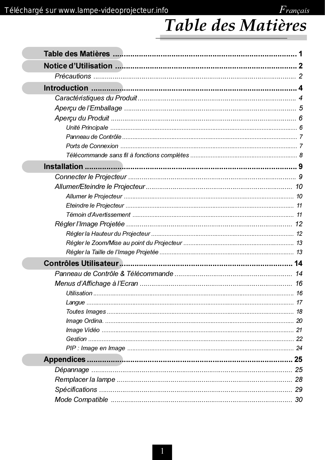 SAGEM CDP-1100X User Manual