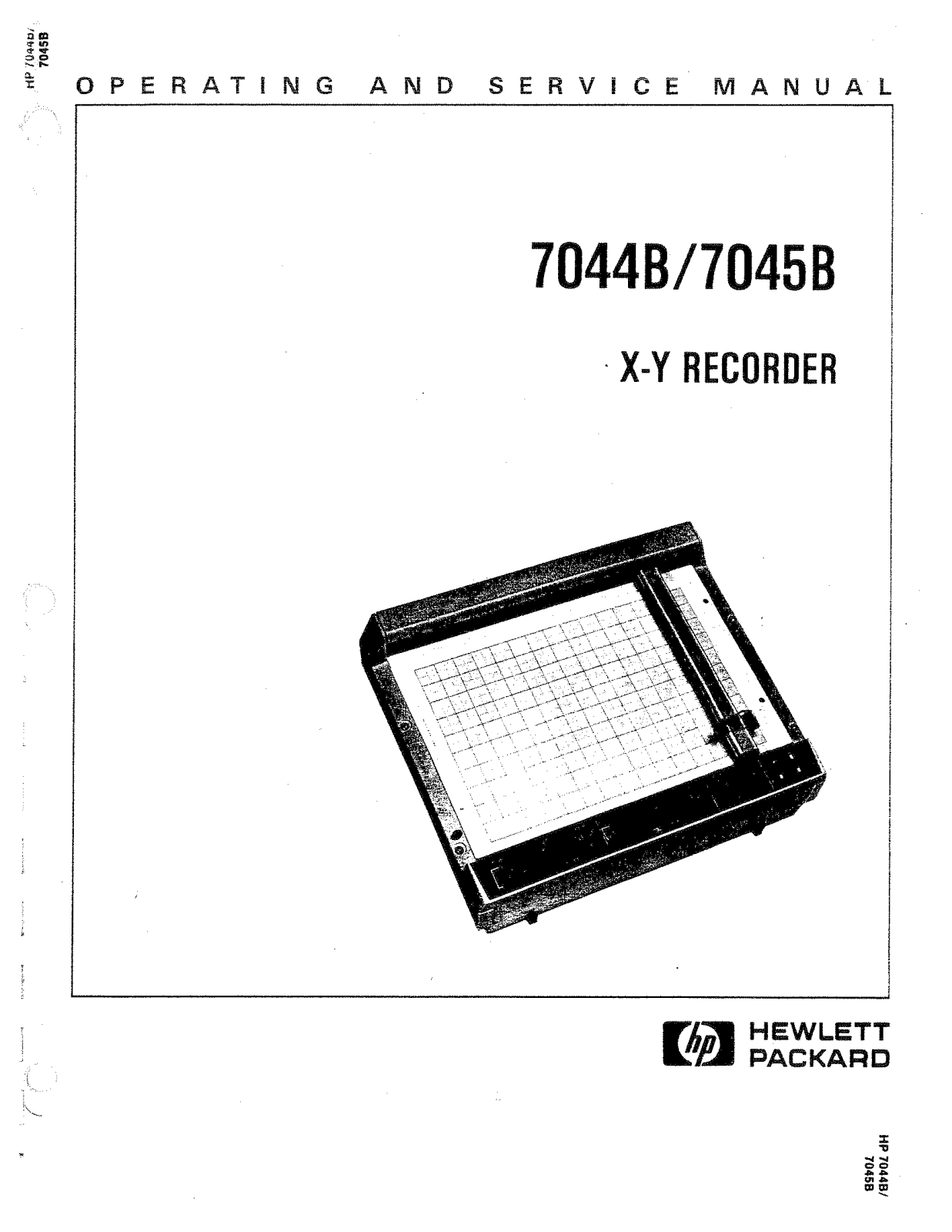 HP (Hewlett-Packard) 7045B, 7044B User Manual