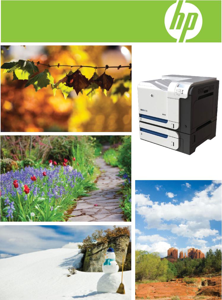Hp Color LaserJet CP3525 User Manual