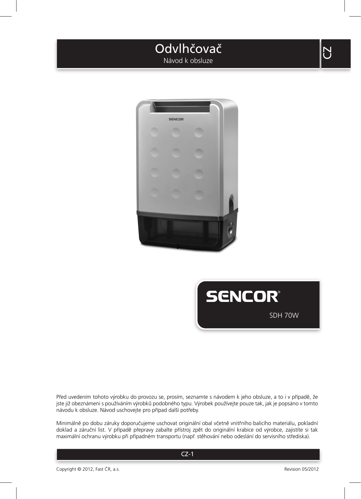 Sencor SDH 70W User Manual