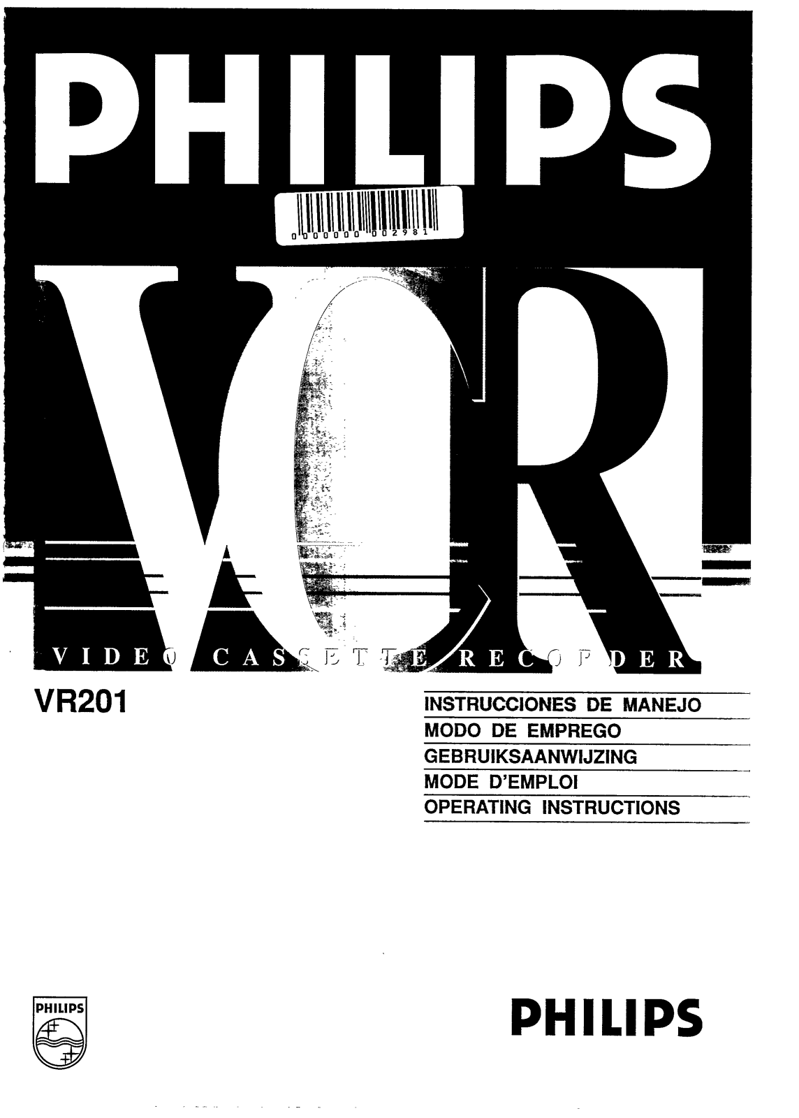 Philips VR201BMG, VR201 User Manual