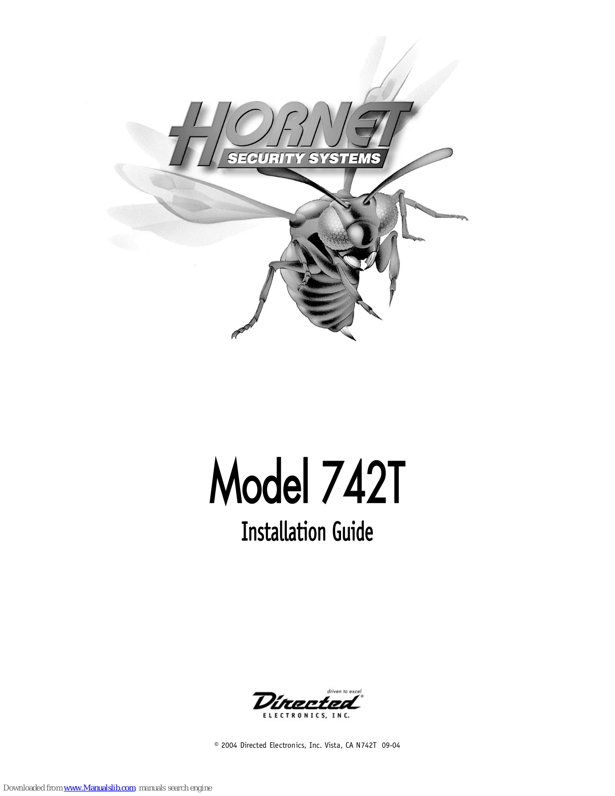 Hornet 742T Installation Manual