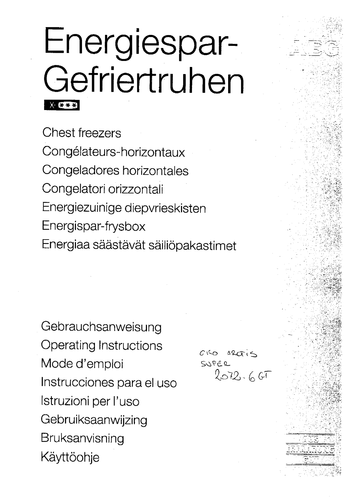 AEG-Electrolux TA2682 User Manual