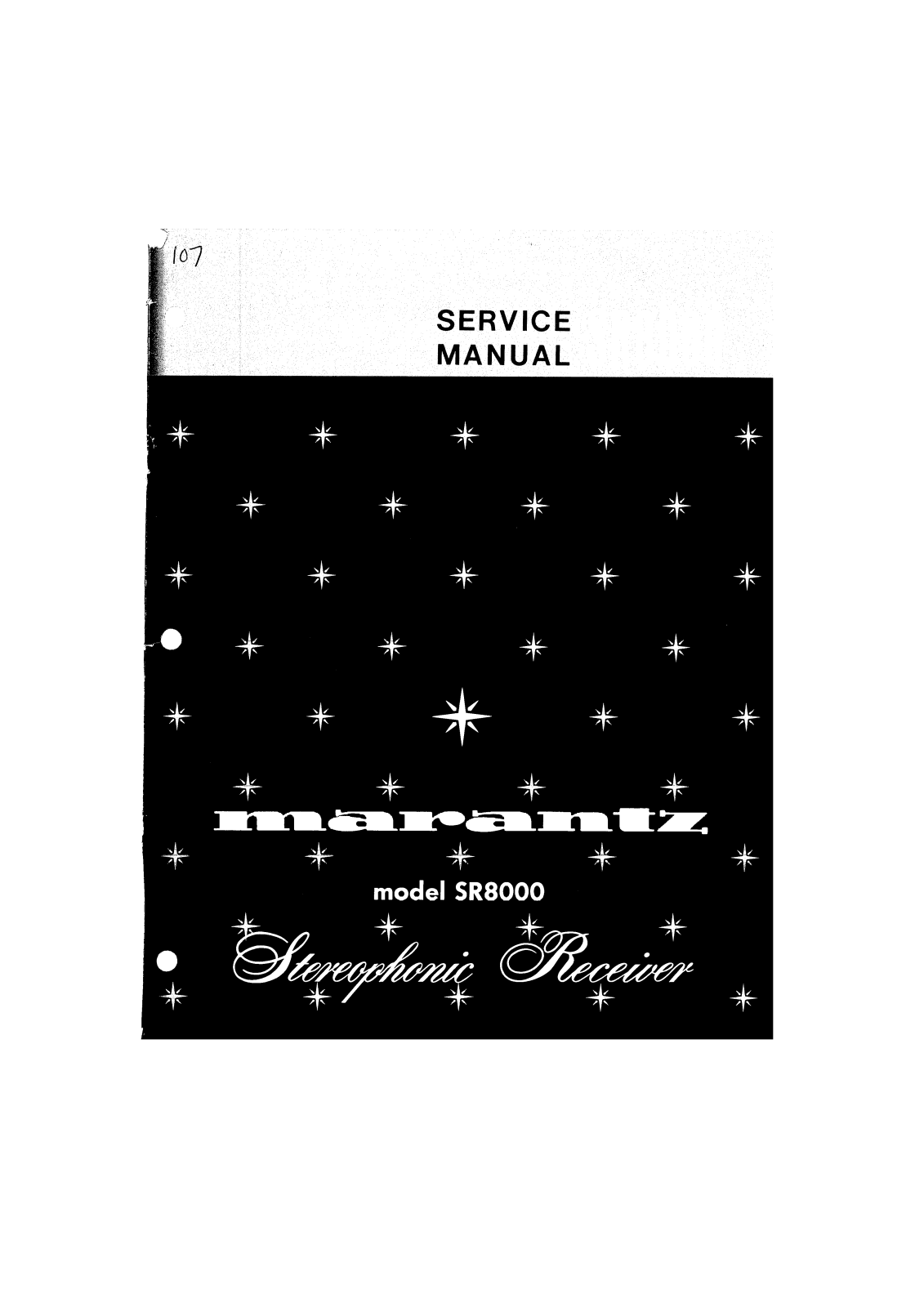 Marantz SR-7000 Service Manual