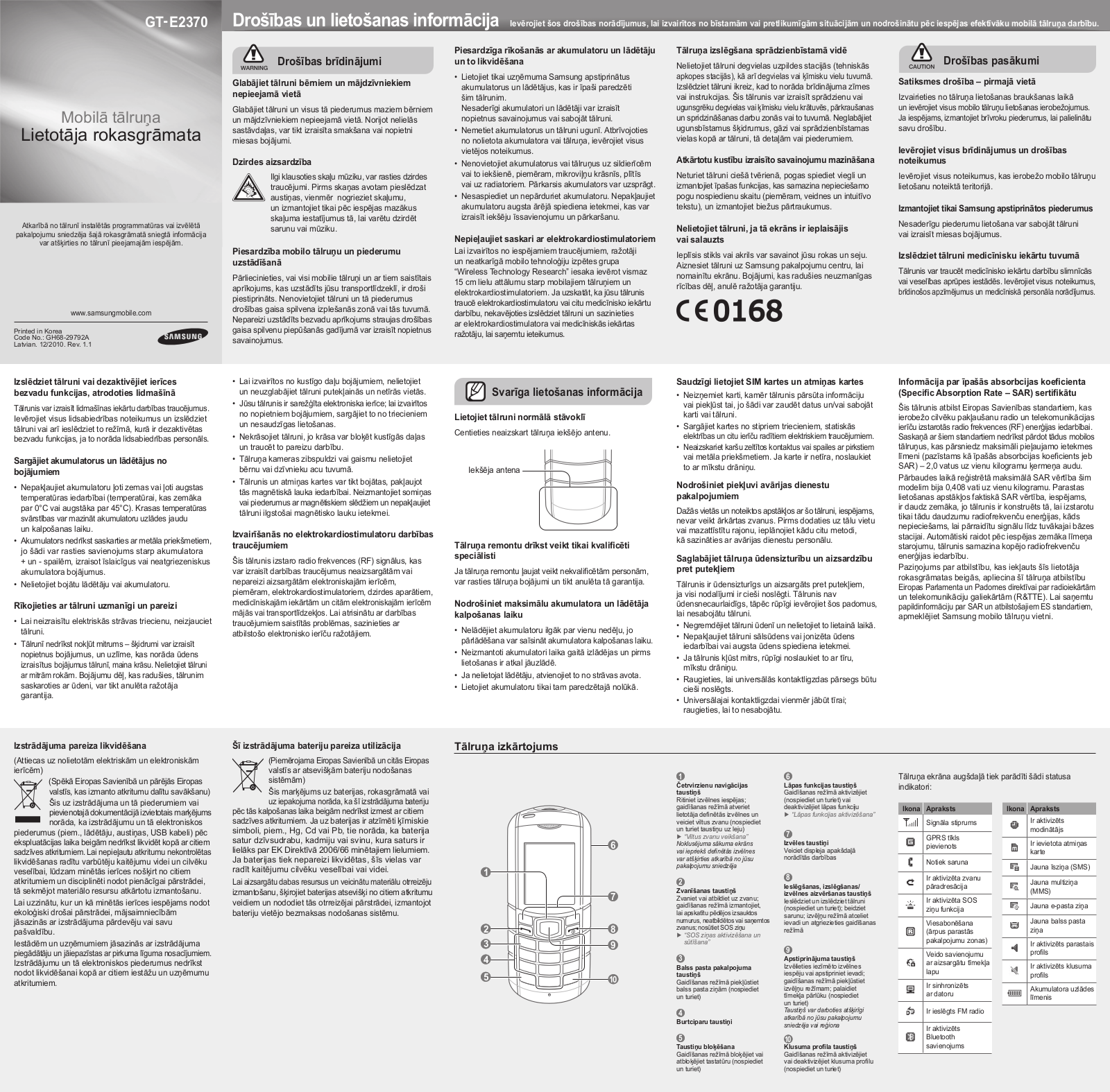 Samsung GT-E2370 User Manual