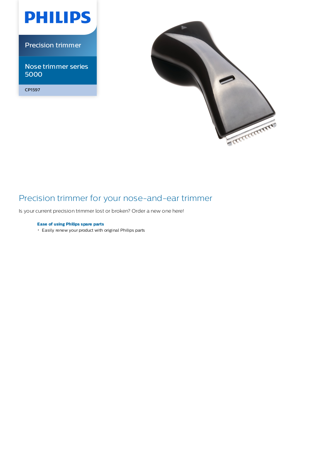 Philips CP1597/01 leaflet - ManualMachine.com