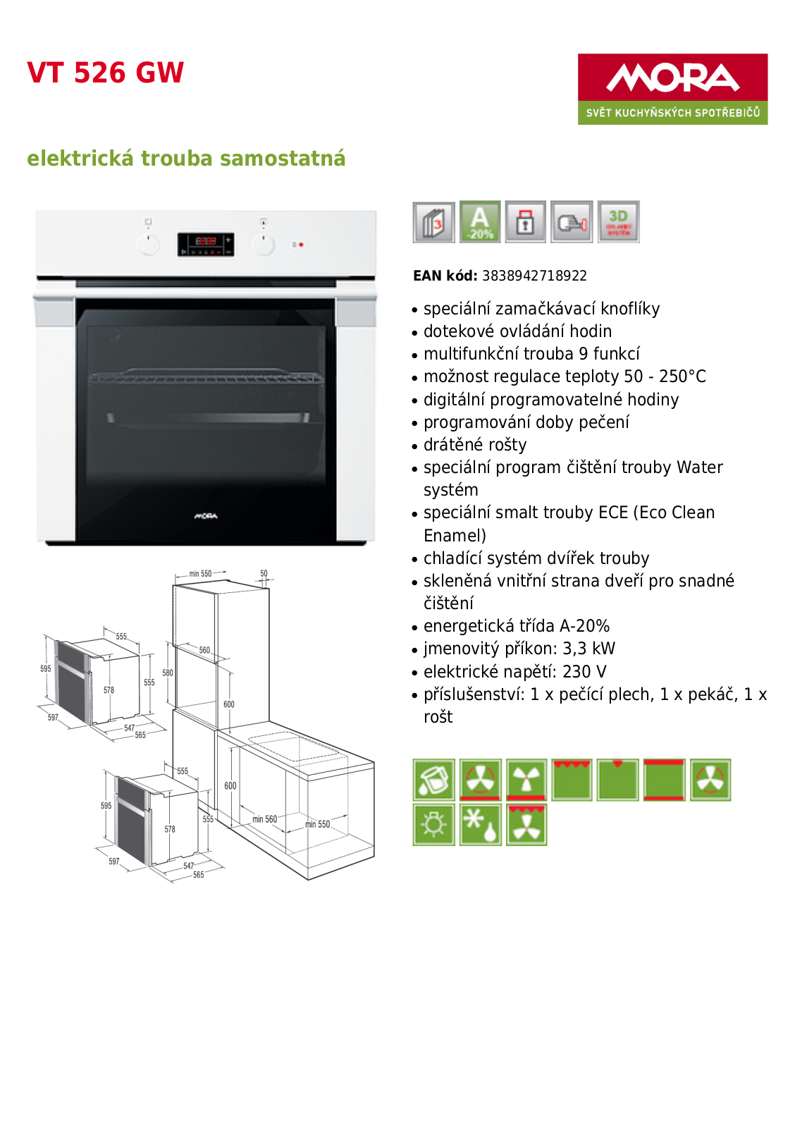 Mora VT 526 GW User Manual