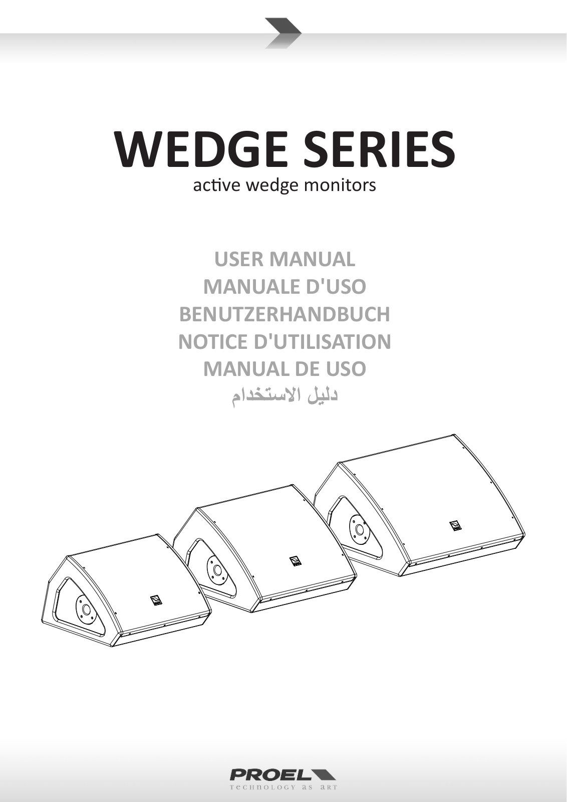 Proel WD10A, WD12A, WD15A USER’S MANUAL