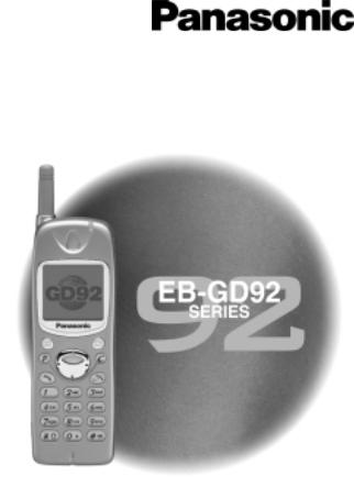 Panasonic EB-GD92 User Manual