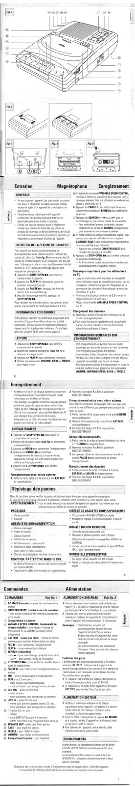 PHILIPS AQ6455 User Manual