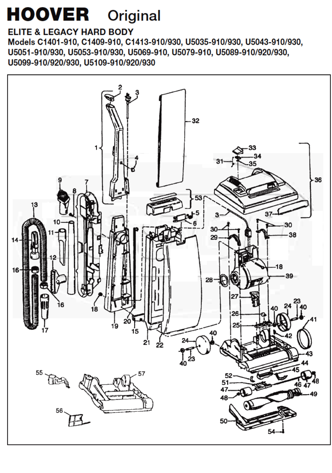 Hoover C1401 Owner's Manual