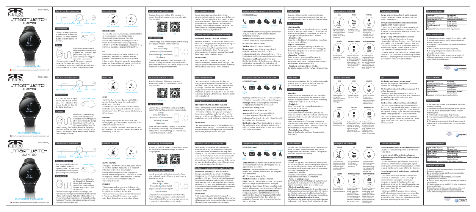 imperii electronics SmartWatch Jupiter Instruction Manual