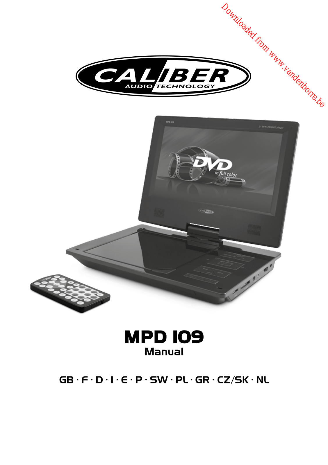 CALIBER MPD109 User Manual