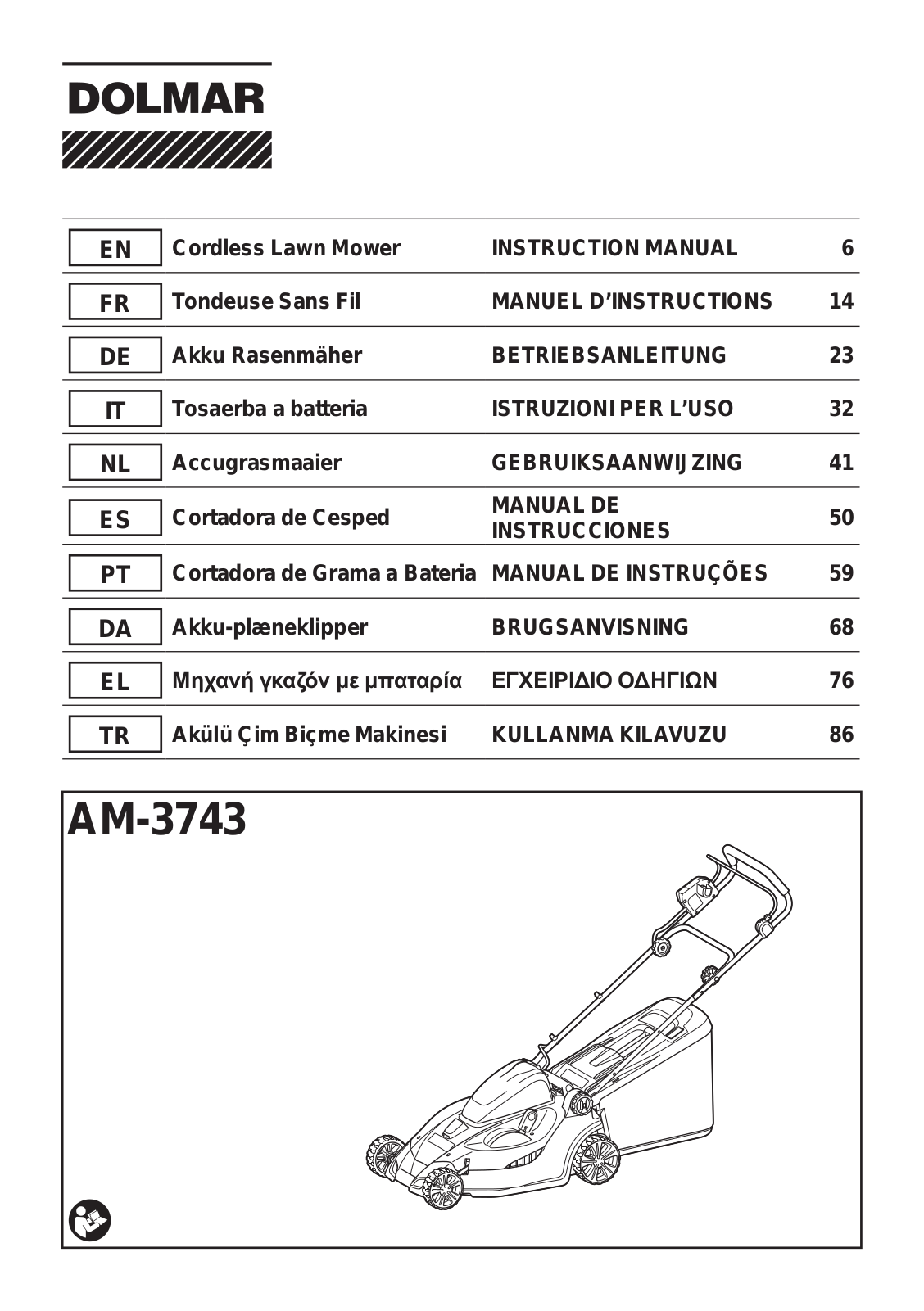 Dolmar AM3743XE5 Service Manual