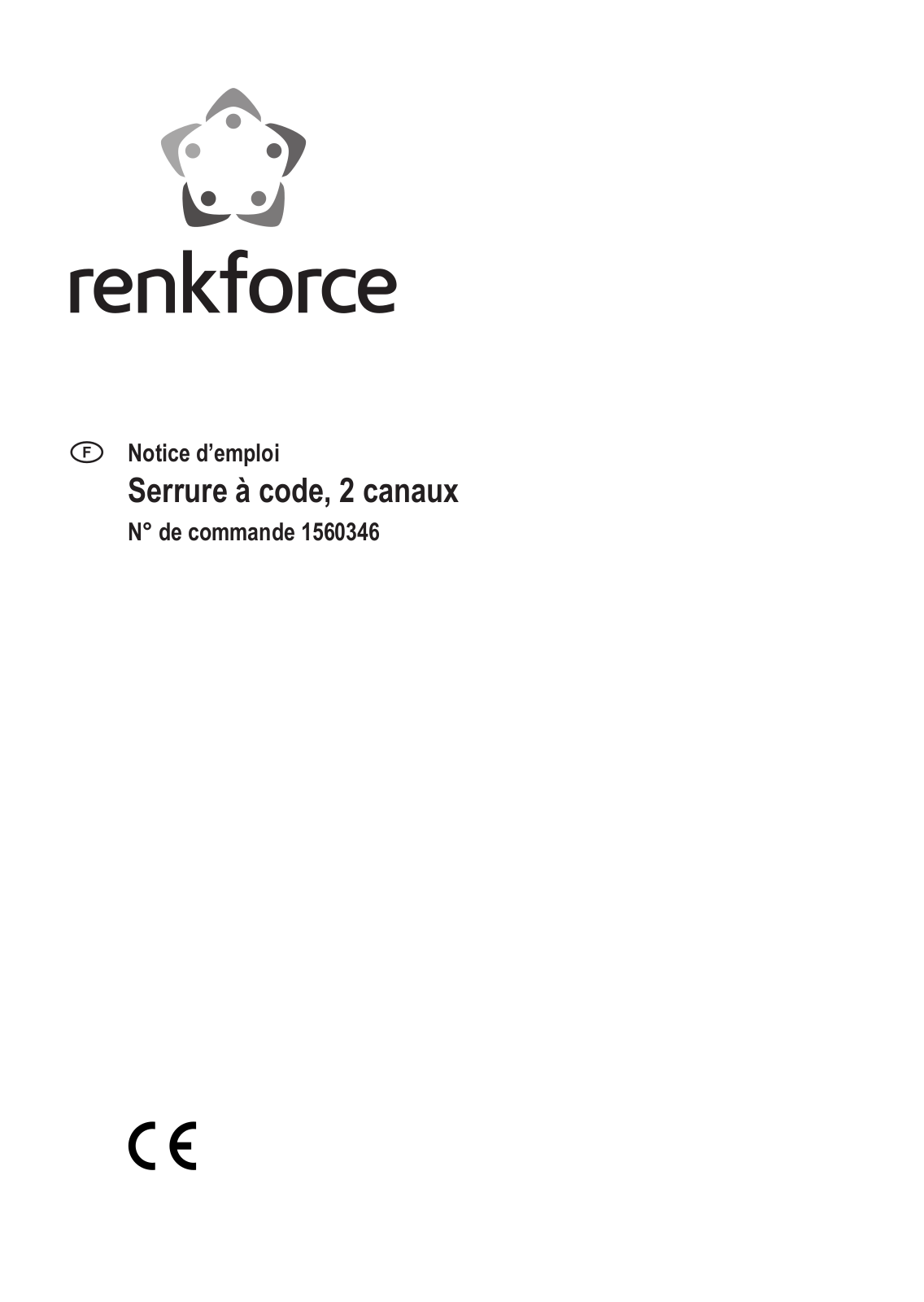 Renkforce 1560346 Operating Instructions