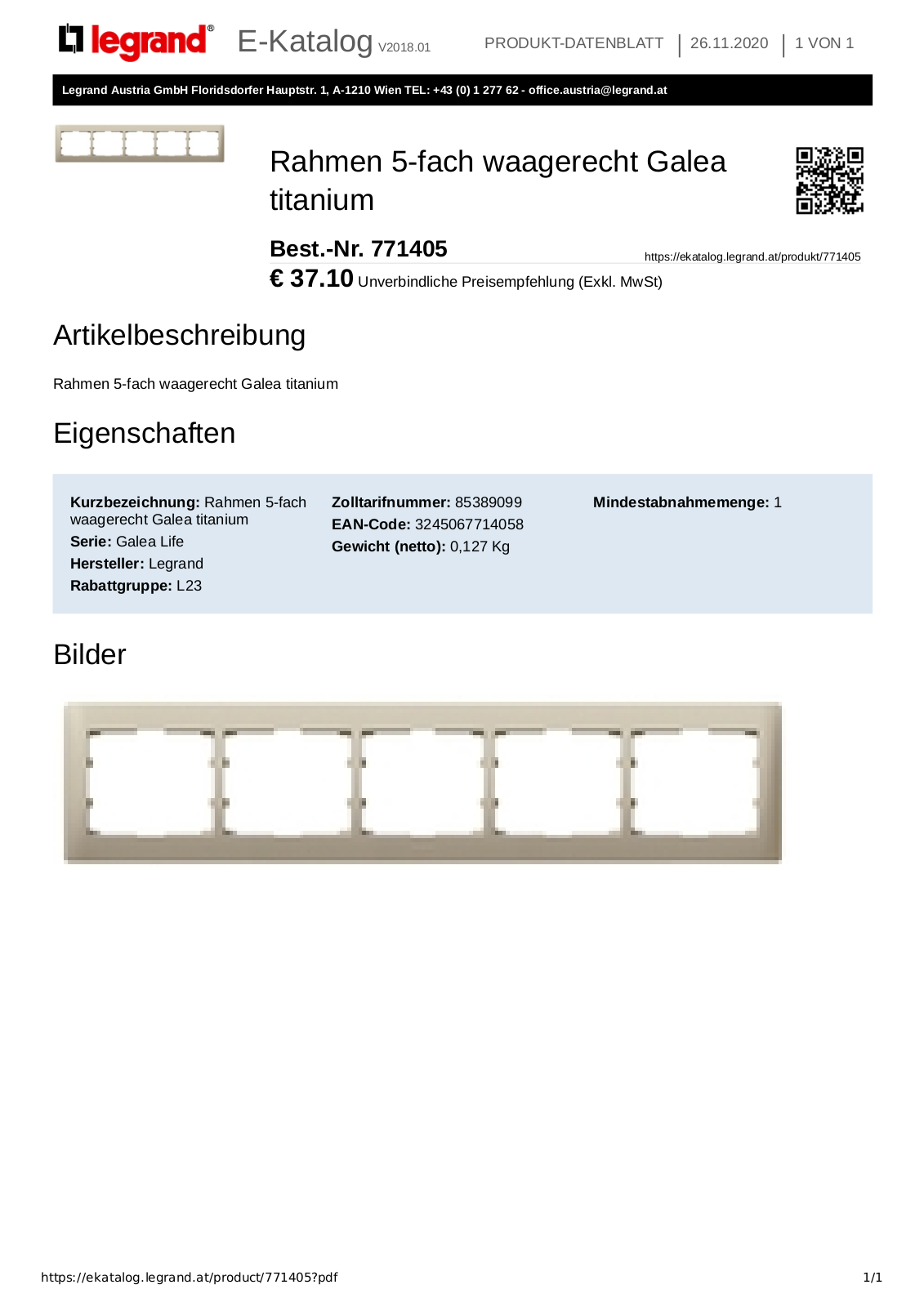 Legrand 771405 User Manual