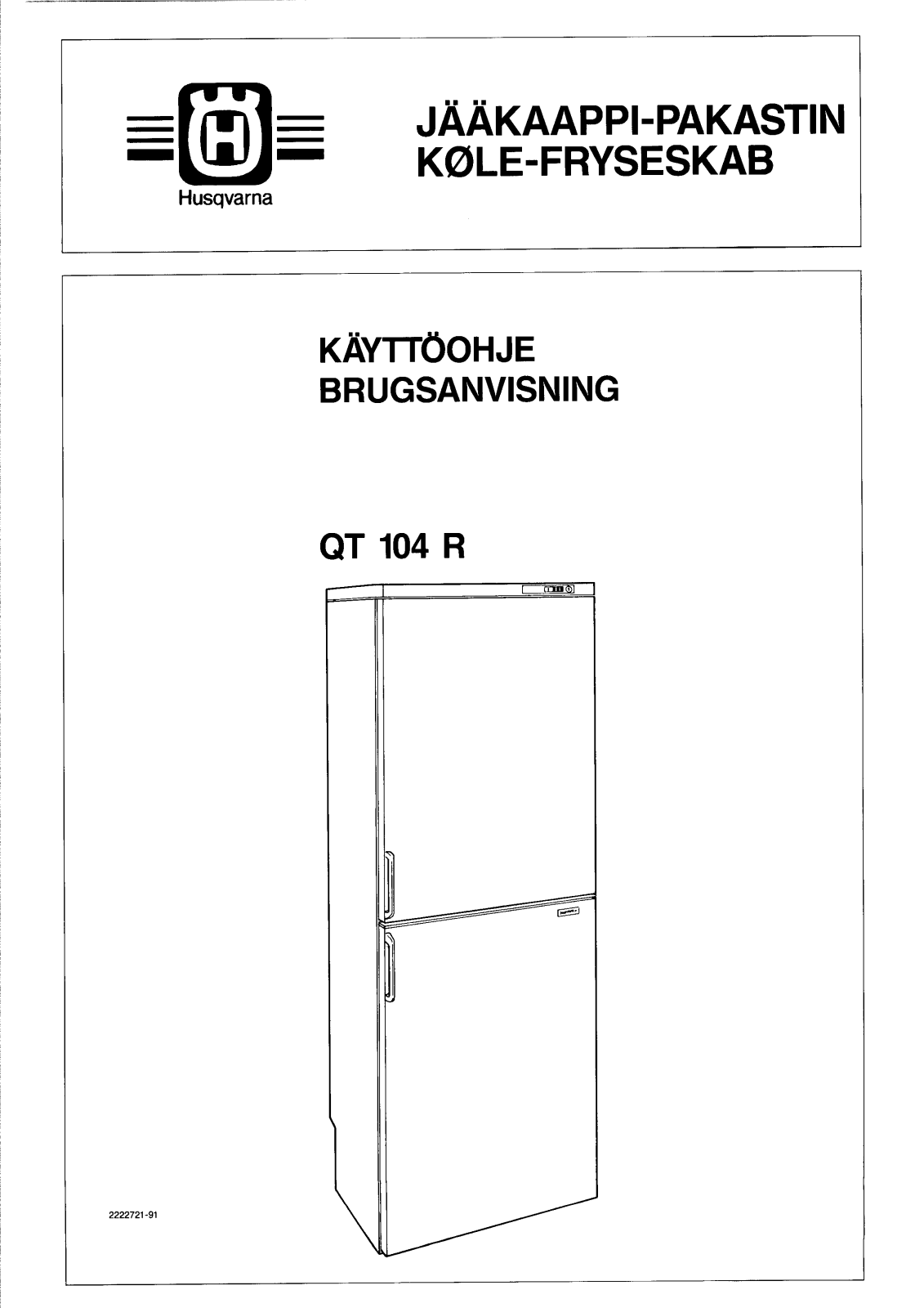 Husqvarna QT104R User Manual