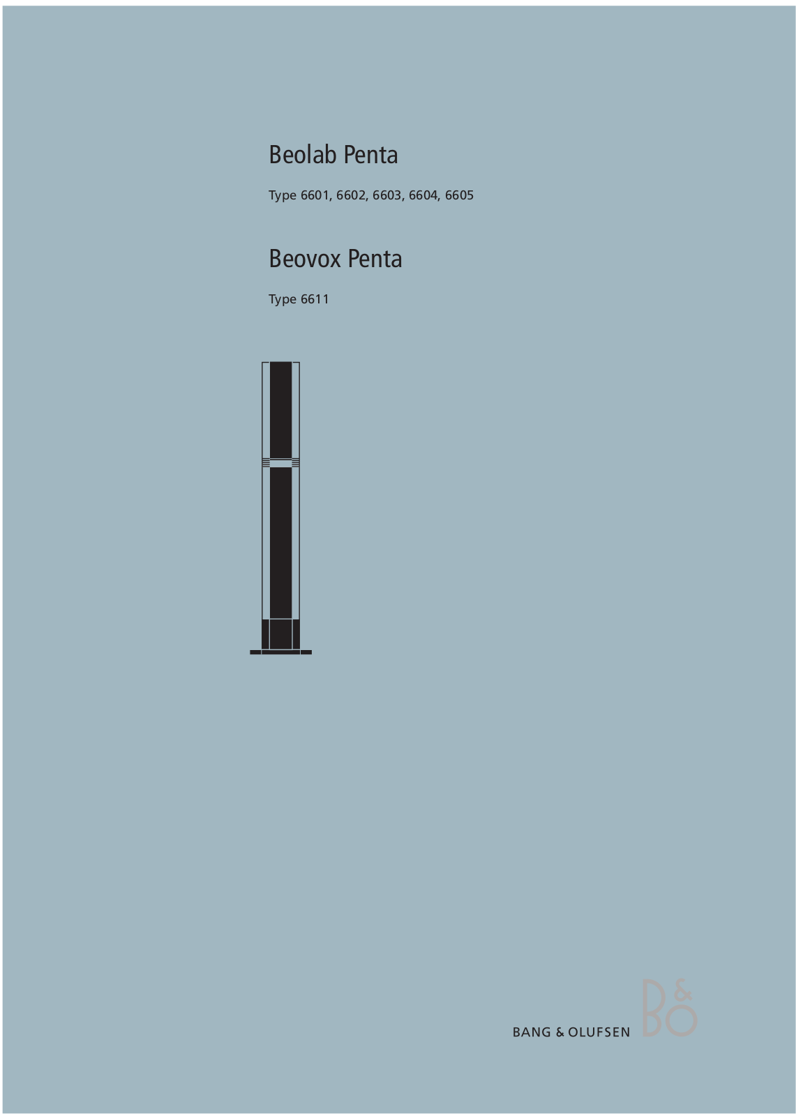 Bang and Olufsen Beolab Penta 1 Service manual