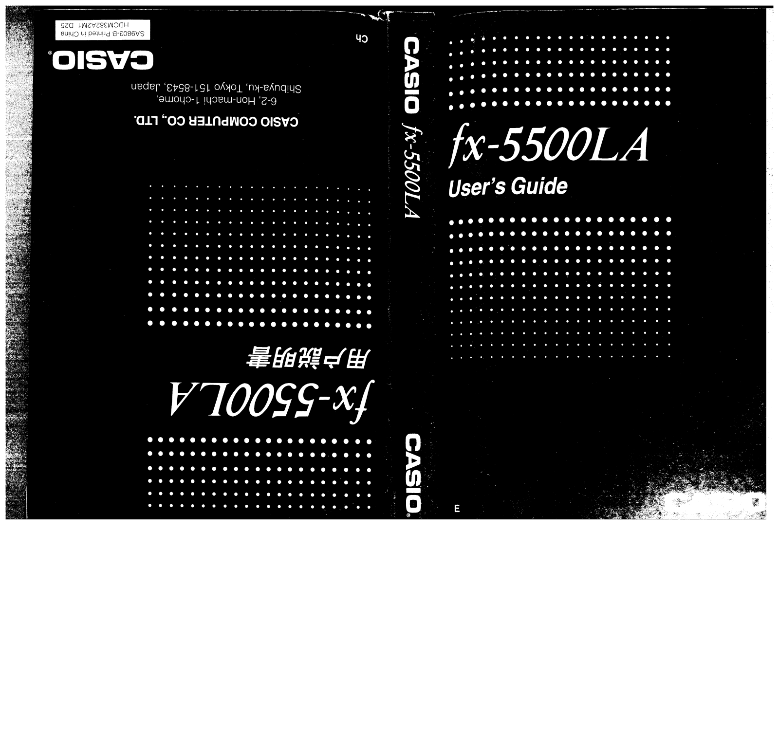 CASIO FX-5500LA User Manual