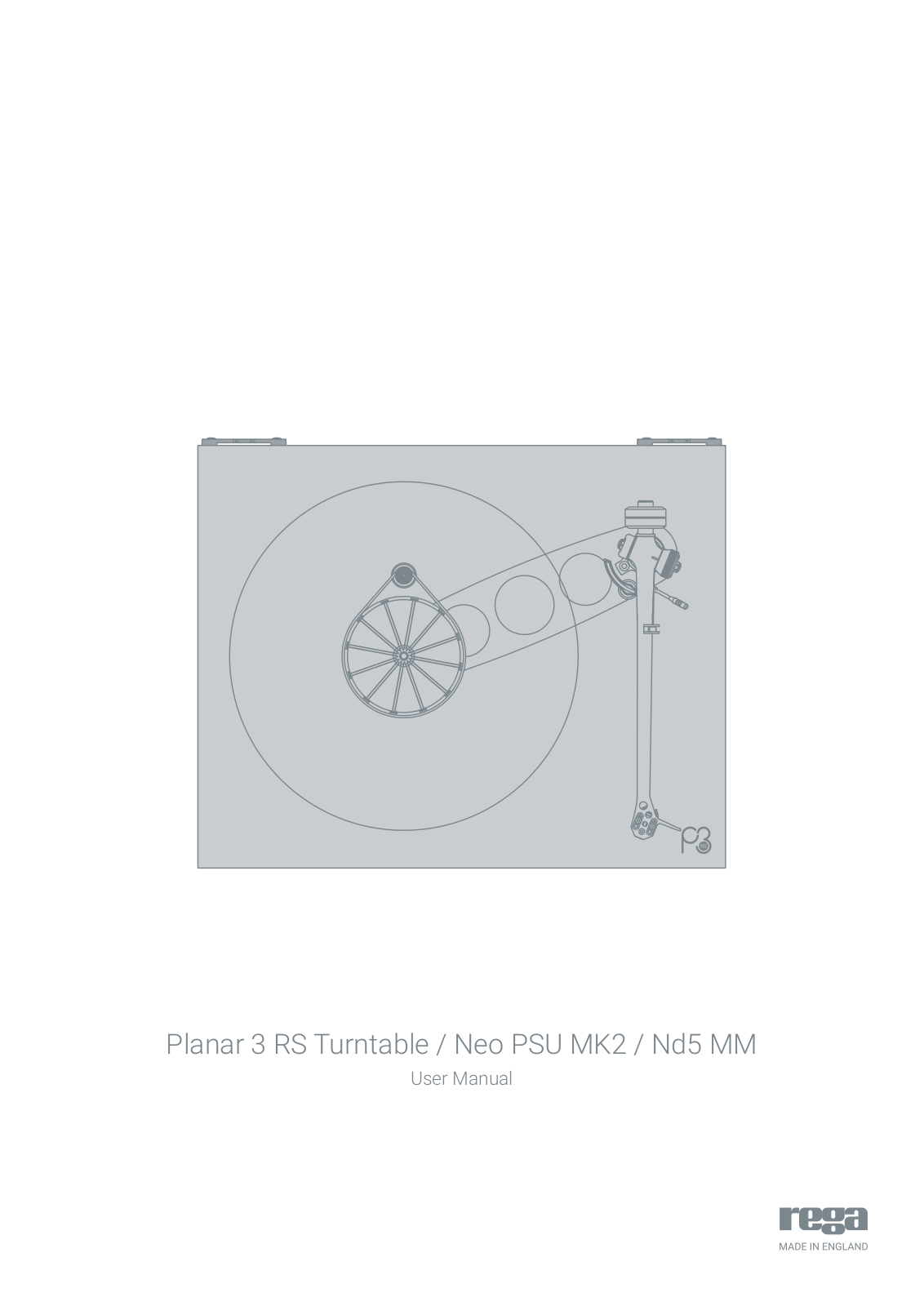Rega Planar 3 RS User guide - ManualMachine.com