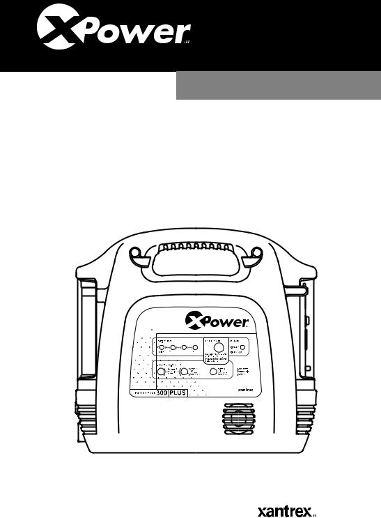 Xantrex XPower Powerpack 300 PLUS User Guide
