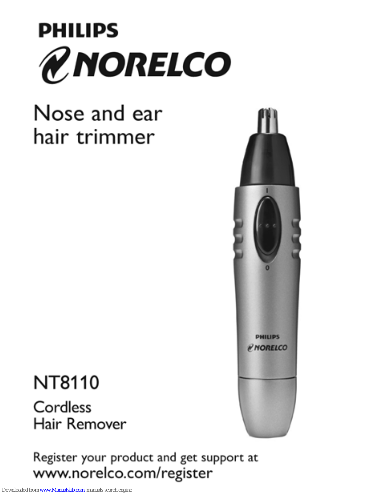 Philips NT8110/10, Norelco NT8110 User Manual