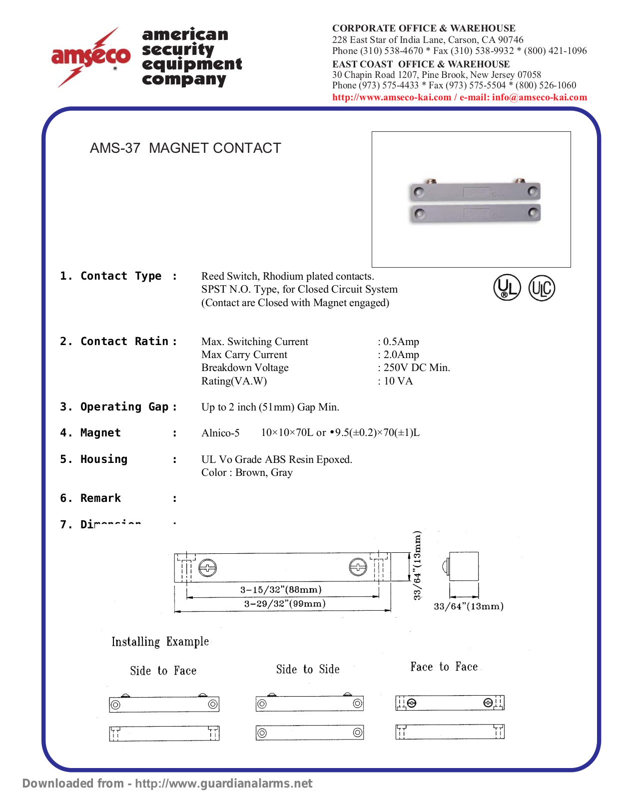 Amseco AMS-37 User Guide - ManualMachine.com