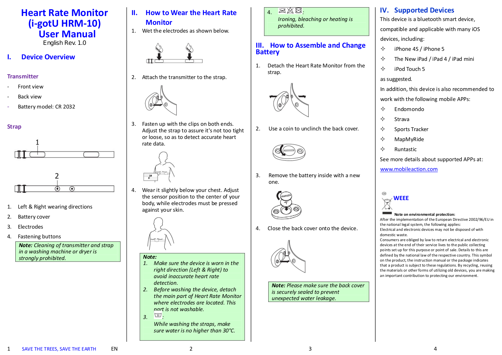 Mobile Action Technology 12010R1 User Manual