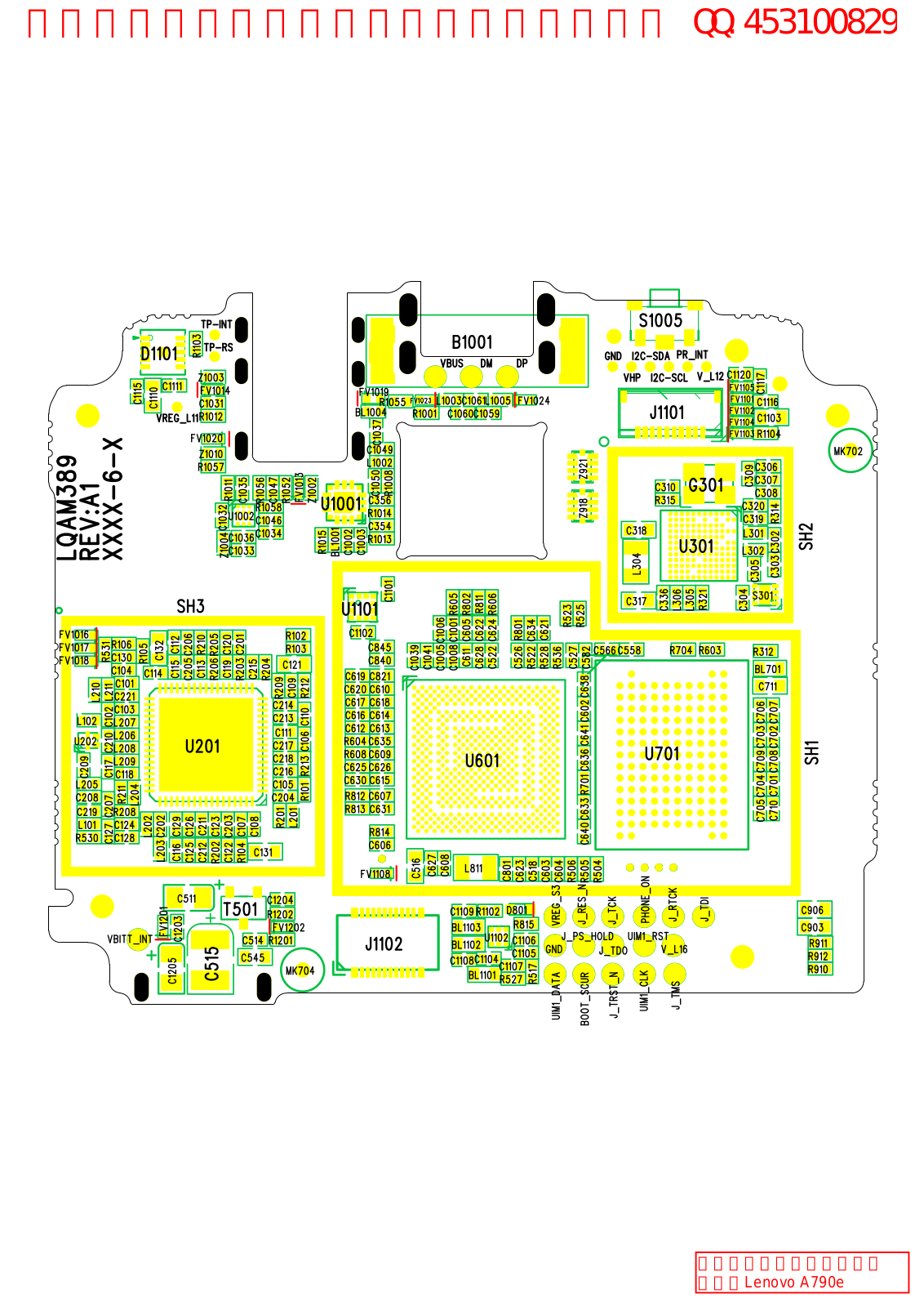 Lenovo A790E schematic diagram and service manual