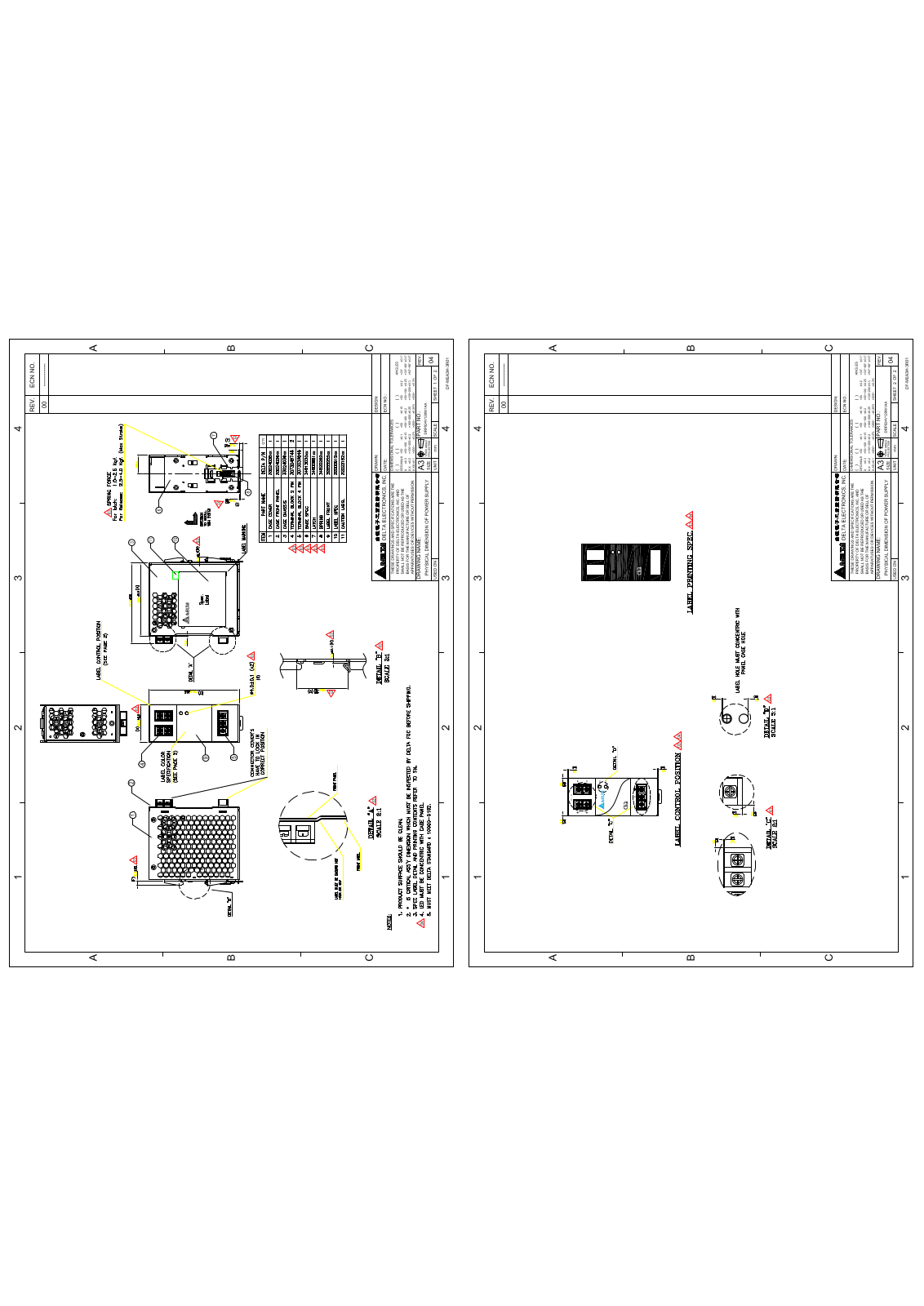 Delta Products DRP024V120W1AA Dimensional Sheet