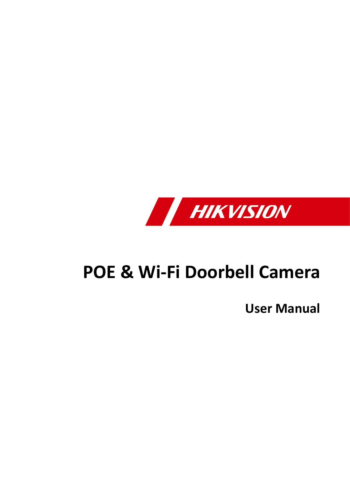 Hangzhou Hikvision Digital Technology KB8103WIP User Manual