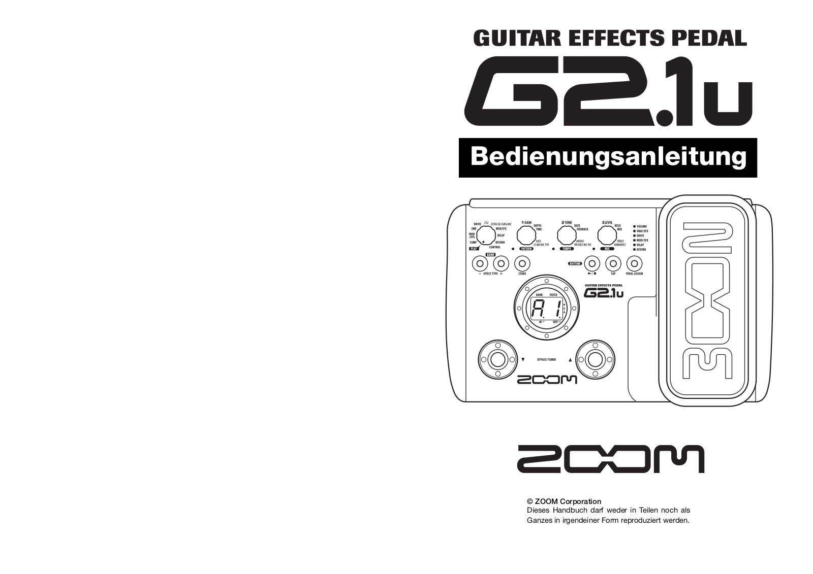 Zoom G21U User Manual