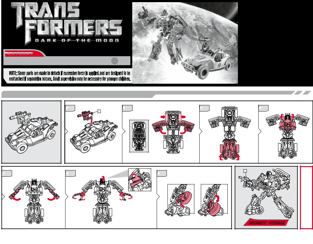 HASBRO Transformers DOTM Comettor User Manual