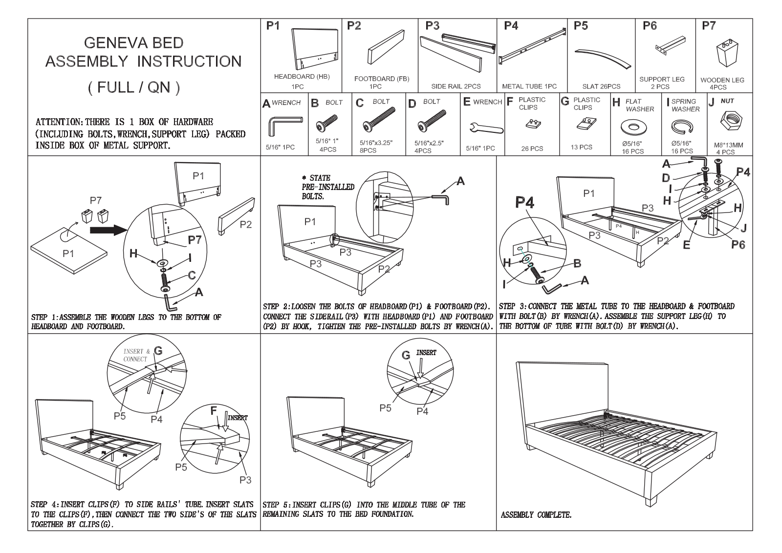 Modus Furniture MO4739 Installation & Assembly - ManualMachine.com