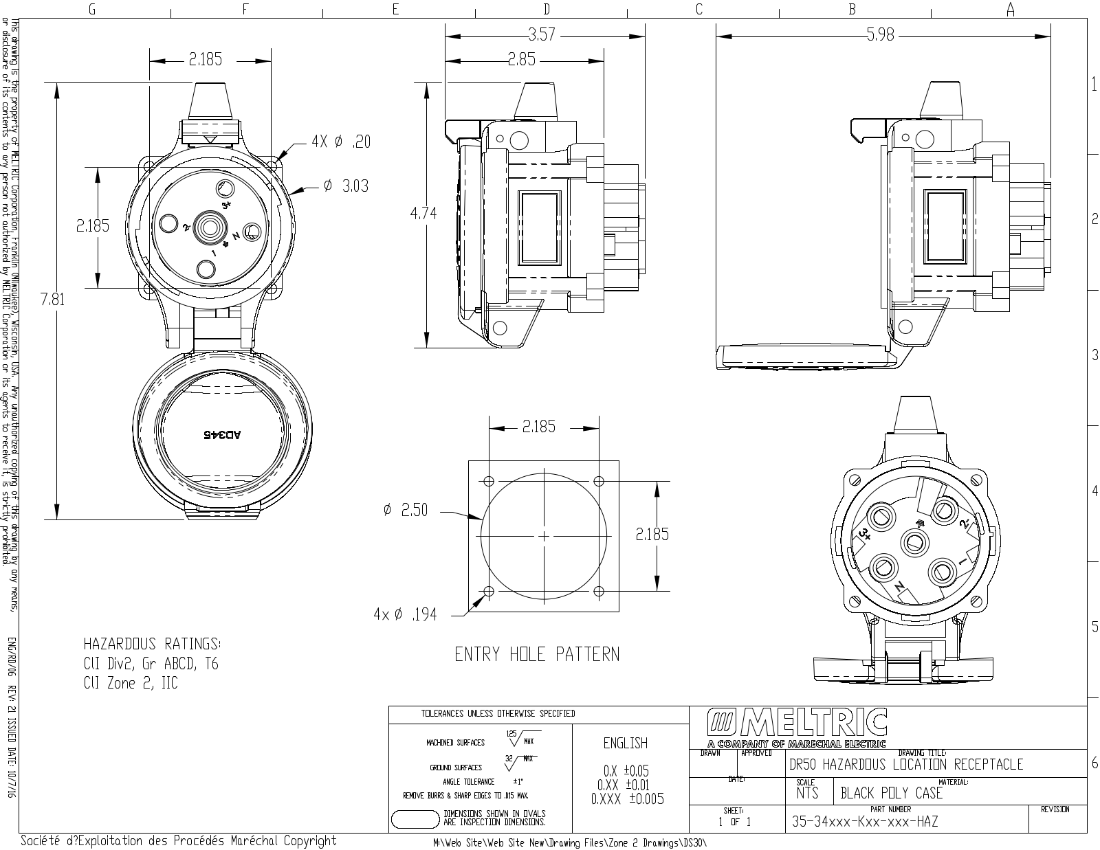 Meltric 35-34xxx-Kxx-xxx-HAZ Reference Drawing