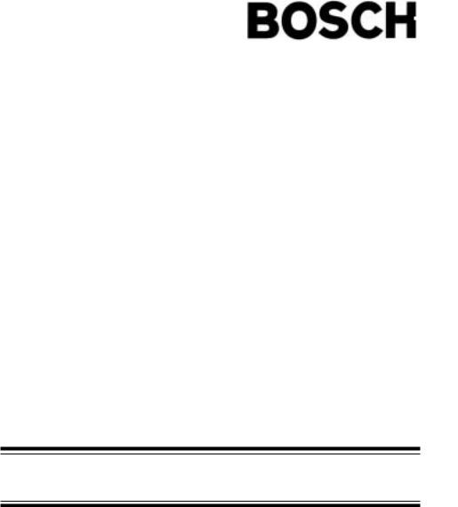 Bosch MUM 8100 Manual