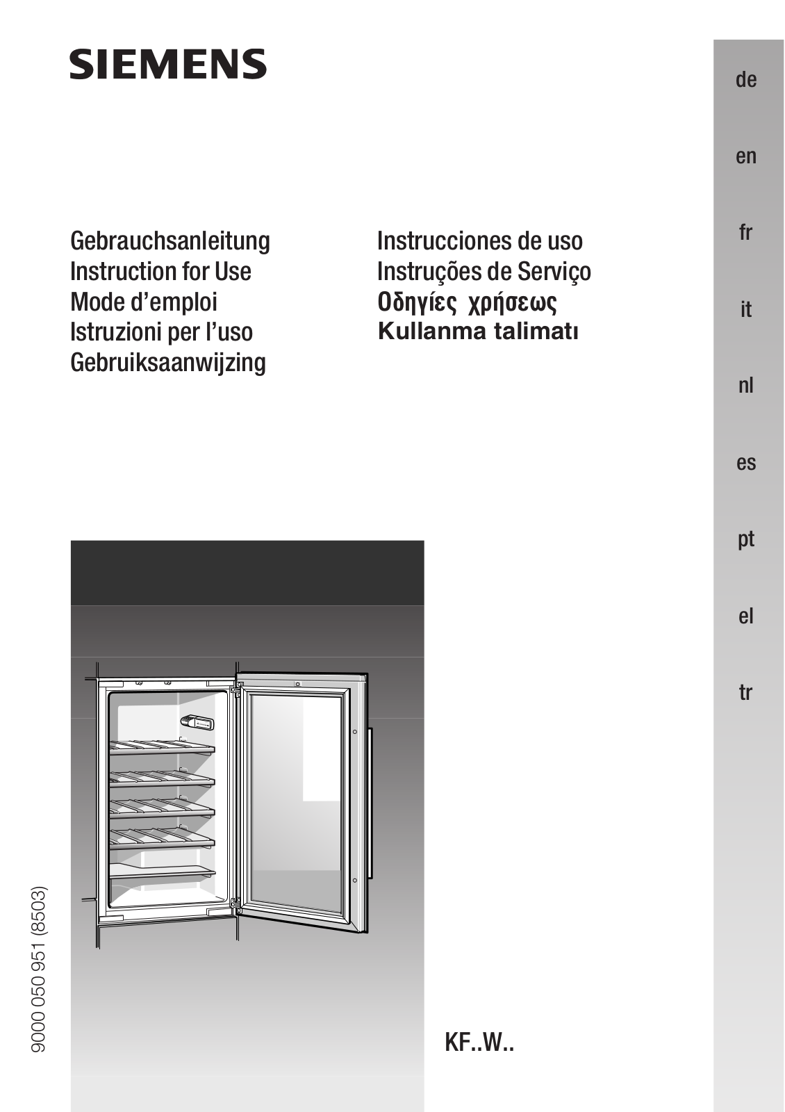 SIEMENS KF24WA40 User Manual