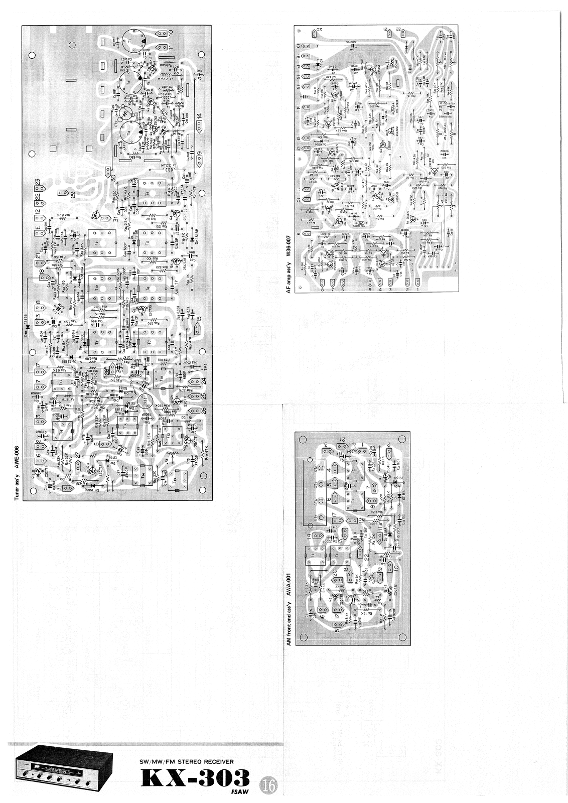 Pioneer KX-303 Service Manual