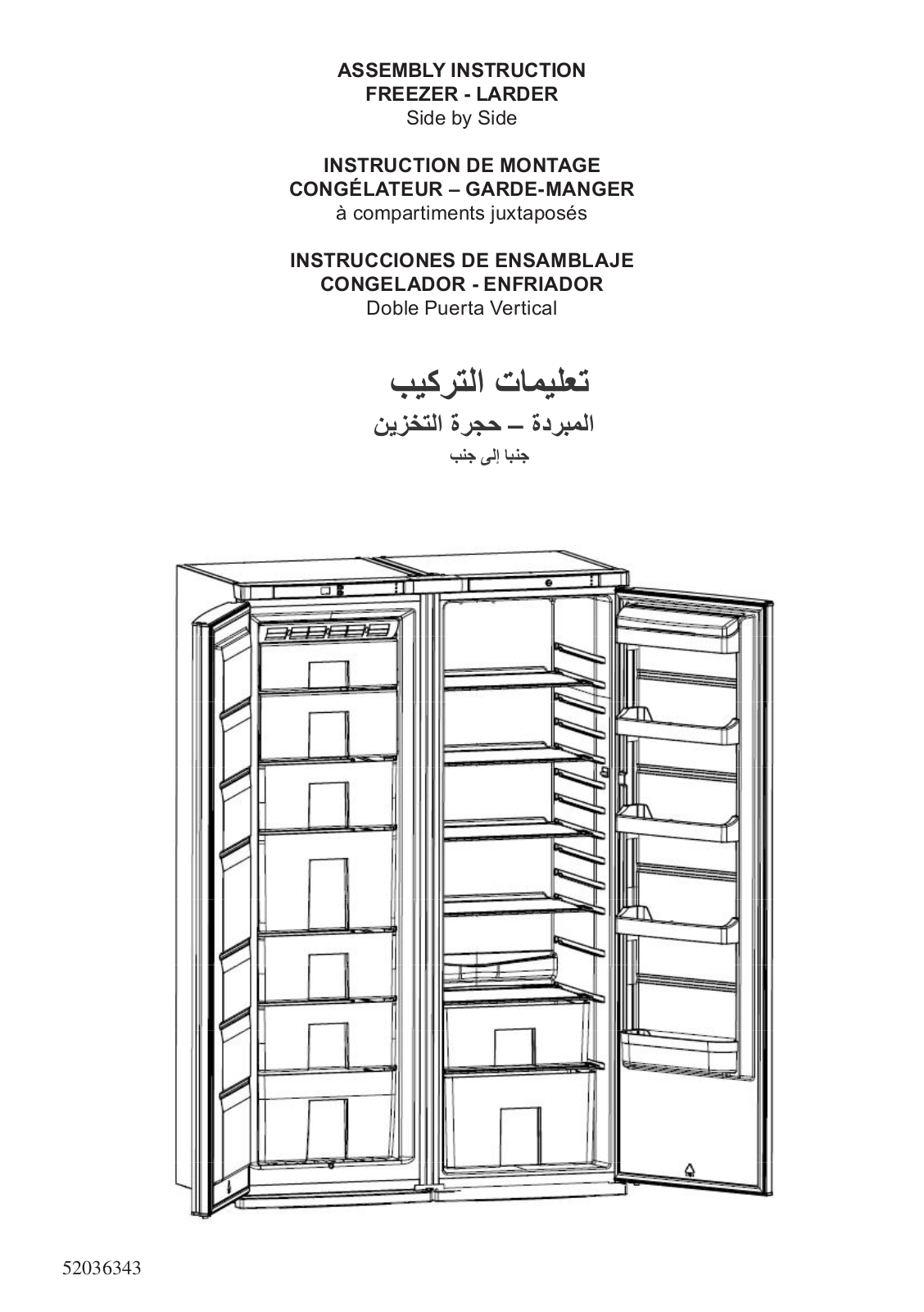 Smeg REFLK Installation manual