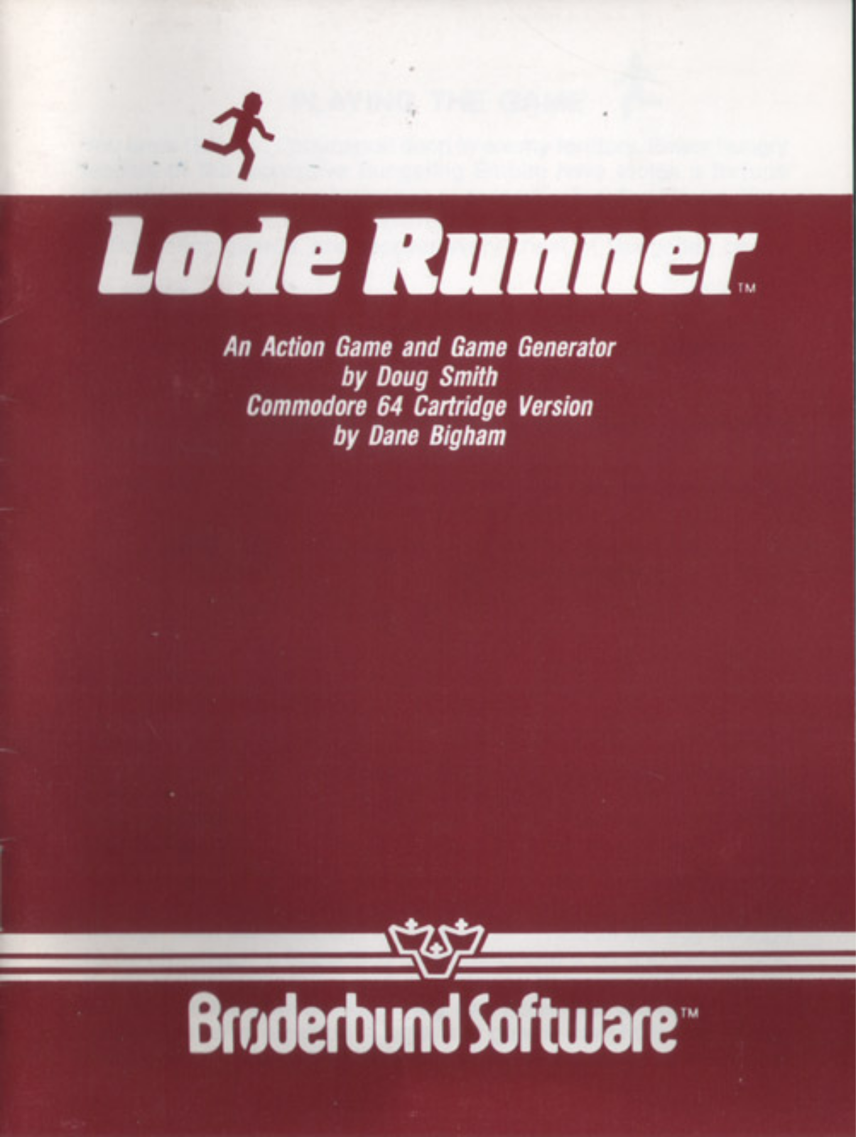 Broderbund Lode Runner (1983)[Cartridge] User guide - ManualMachine.com