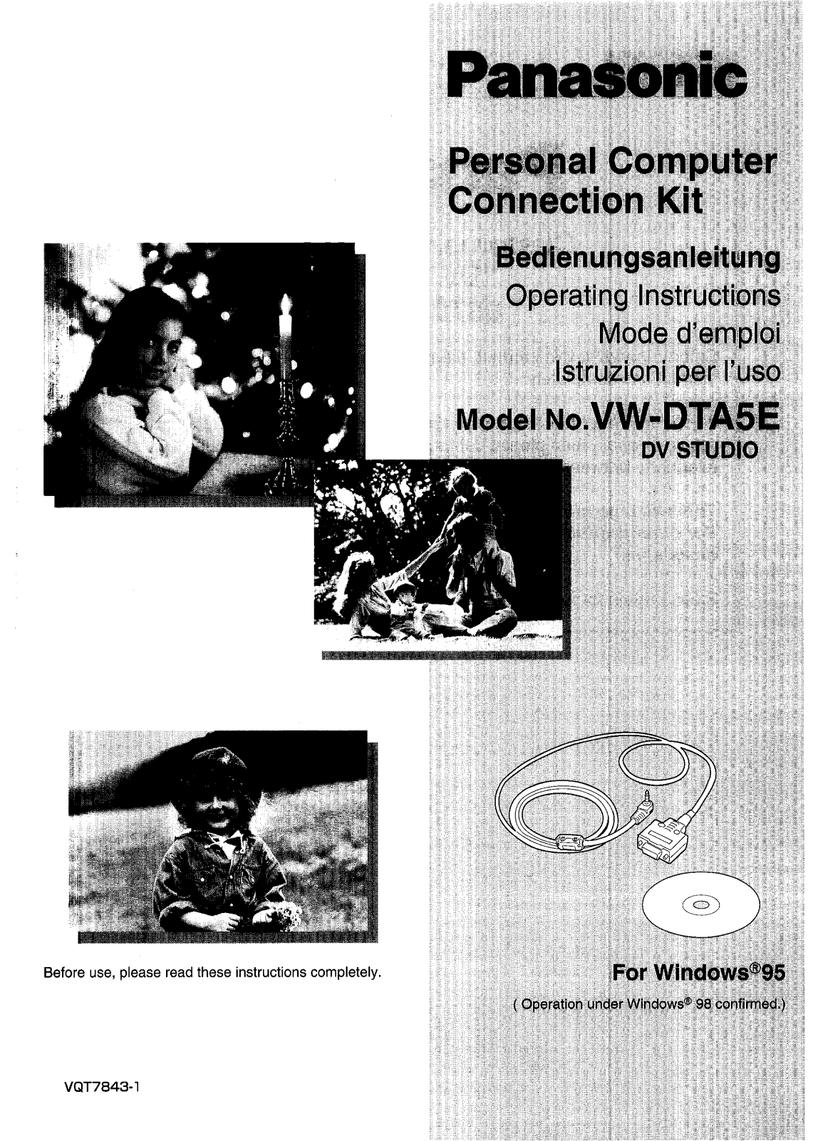 PANASONIC VWDTA5E User Manual