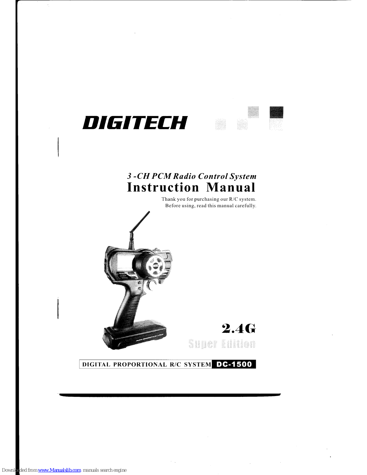 DigiTech DC-1500 Instruction Manual - ManualMachine.com