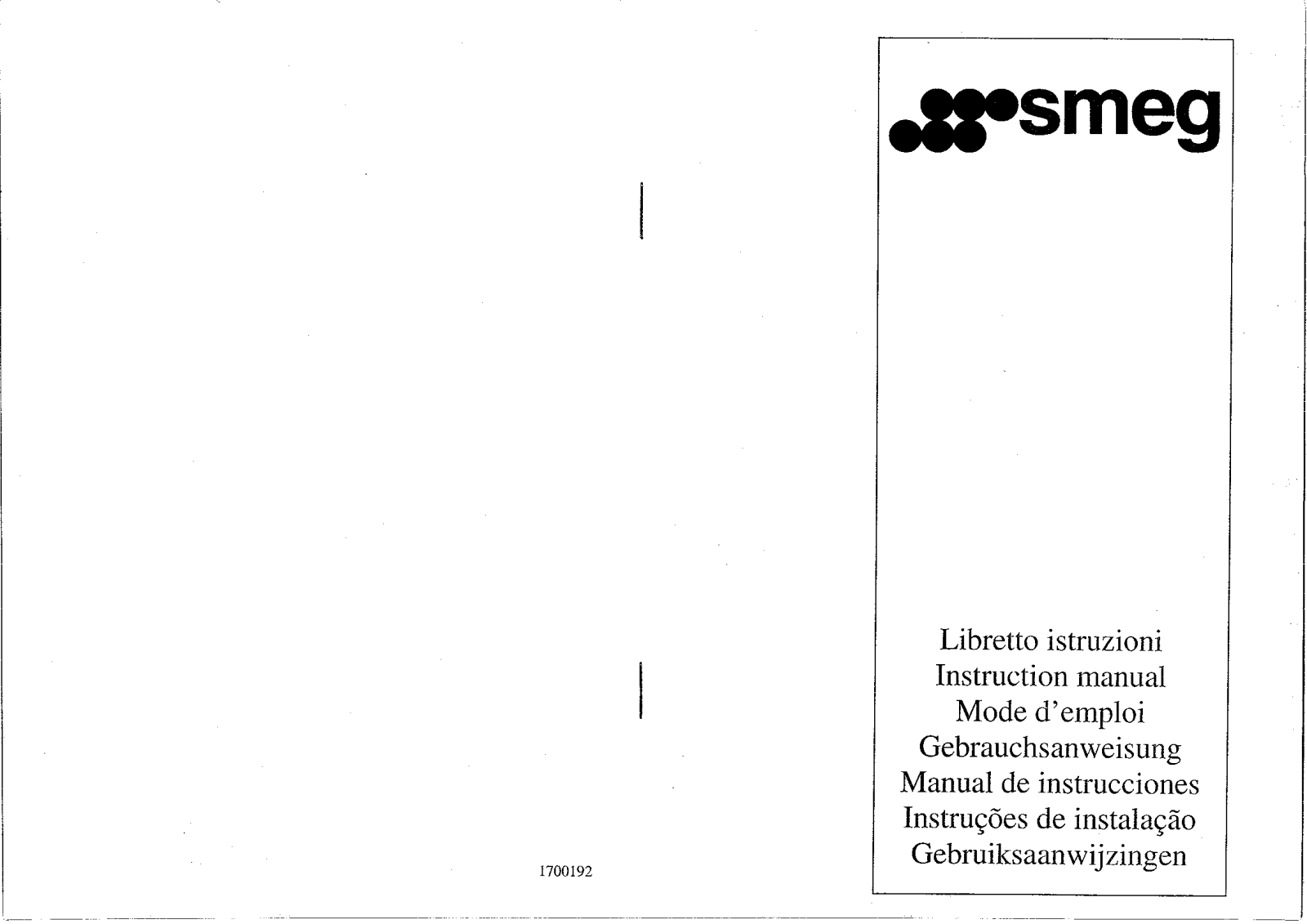 Smeg KSE9600XL User Manual