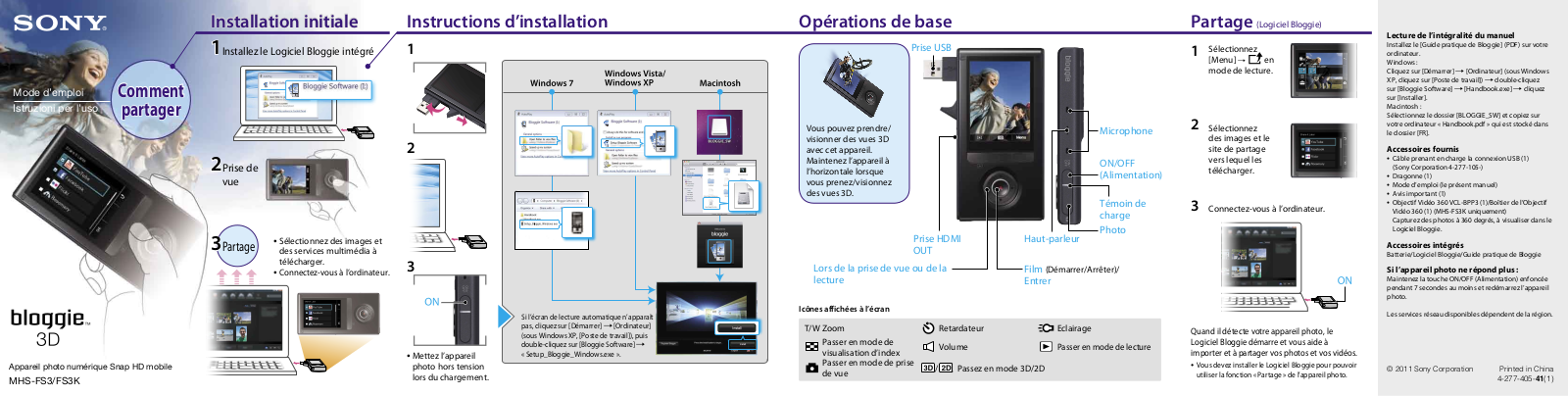 SONY MHS-FS3 User Manual