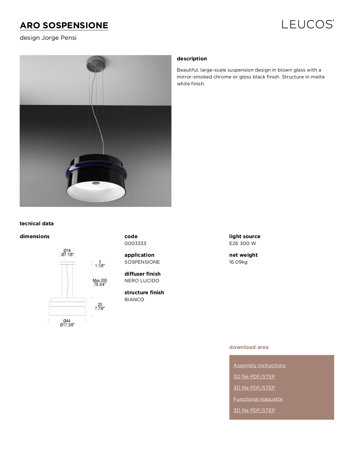 Leucos W004095866 Specifications - ManualMachine.com