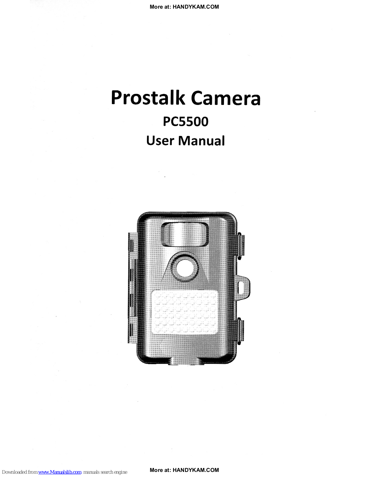 ProStalk PC5500, PC5000, PC8000, PC2000, PC4000 User Manual - ManualMachine.com