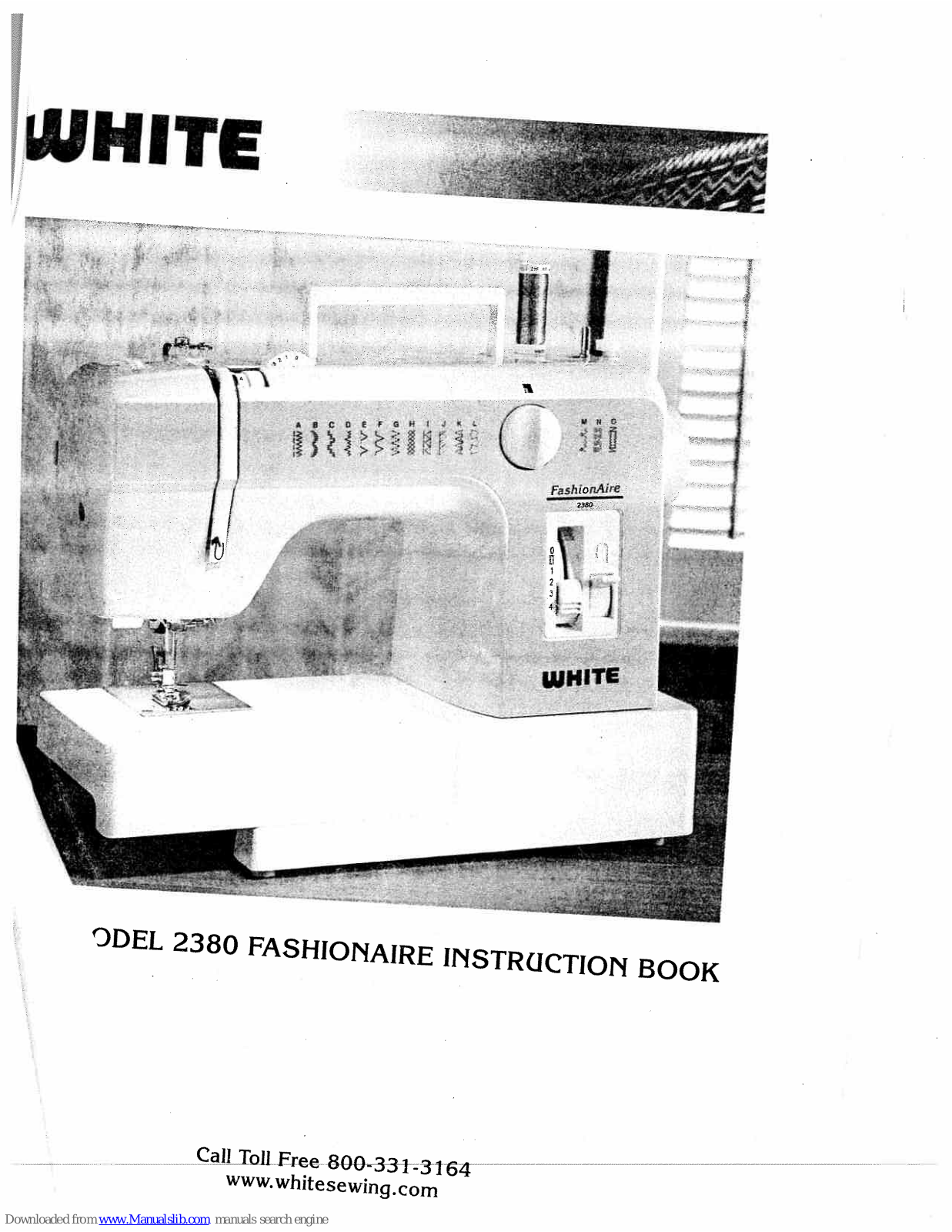 White Sewing 2380 Instruction Book - ManualMachine.com