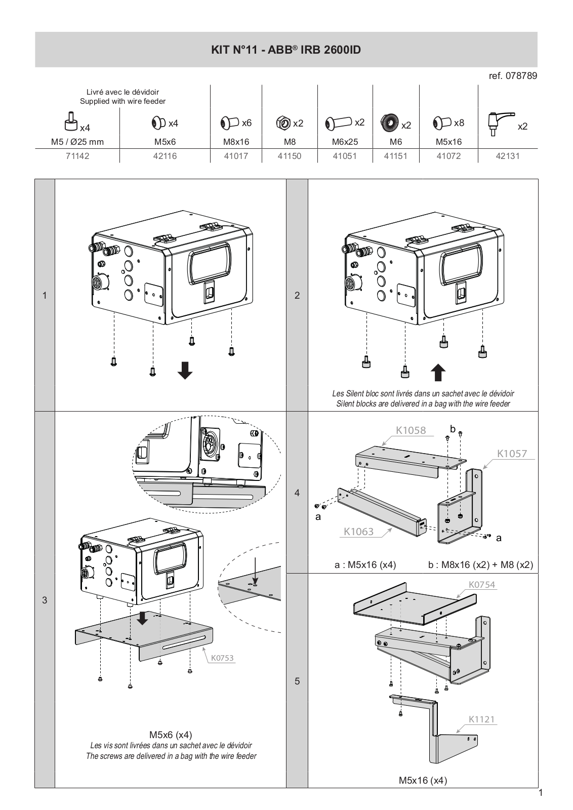 GYS KIT N°11 User guide