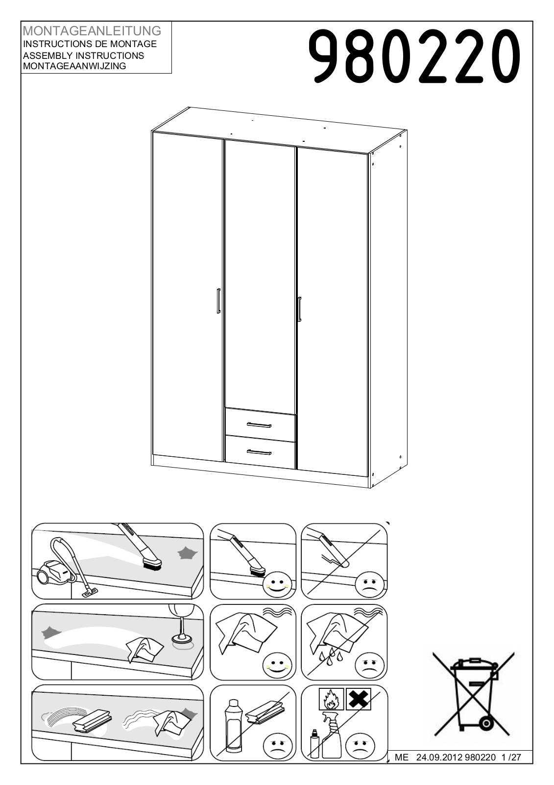 Wimex 980220 Assembly instructions